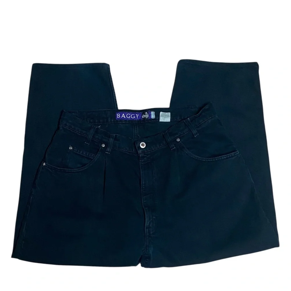 Vintage Levi’s SilverTab Purple Label 90s Baggy Black Jeans Y2K